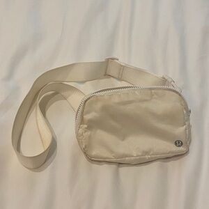 lululemon athletica Cream Crossbody Belt Bag